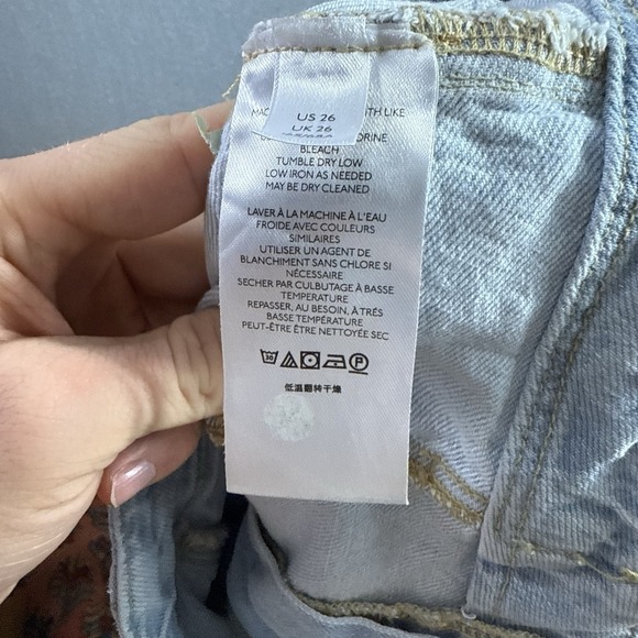 Free people florence jeans womens 26 flare high rise denim pants - Picture 8 of 9